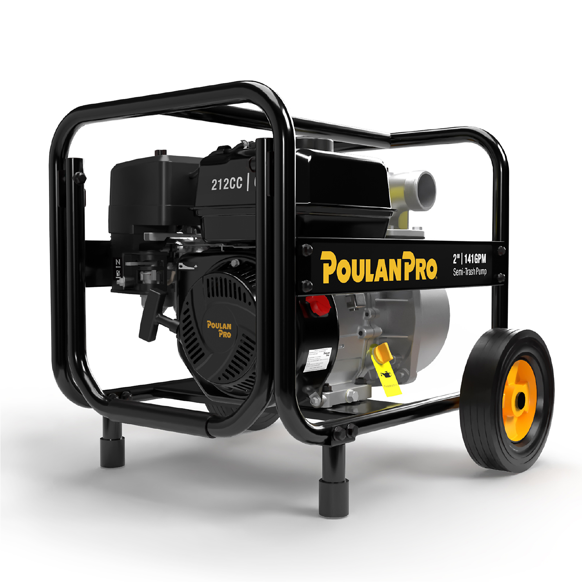 Poulan Pro Semi-Trash Water Pump — 2in., 141 GPM, 212cc Engine, 23ft. Suction, 100ft. Lift, Model# PP20SWP